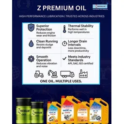 z premium Industrial Lubrication Oil ISO VG 100 Hydraulic Systems Gearboxes Bearings Circulating Systems Pumps Industrial Machinery High Performance Wear Protection Hydraulic Oil image 3