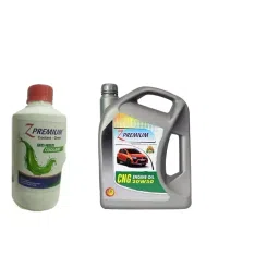 Z Premium 1 litre Anti Freeze Coolant-Green and 3.5 litre CNG Engine Oil 20W50 (Combo of 2) COC1-picture-21