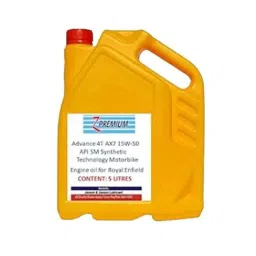 Z Premium 5 Litre 15W-50 Advance 4T AX7 API SM Synthetic Technology Motorbike Engine oil for Royal Enfield-picture-19