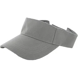zacharias Men's|Women's Grey Cotton Sunshade Golf Sun Visor Hat Grey-picture-11