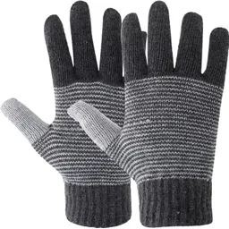 zacharias Striped Winter Men Gloves-picture-15
