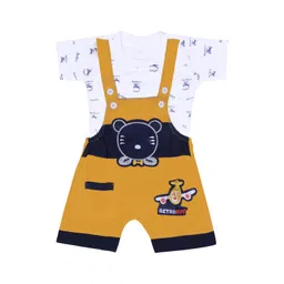 ZADMUS Infants Printed Dungarees With T-Shirt-picture-23