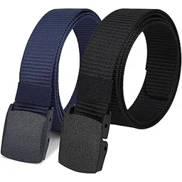 zaf Nylon fabric Belt for Men's, Plastic flap buckle,Free Size,Fit's Upto 42 Inches-picture-44