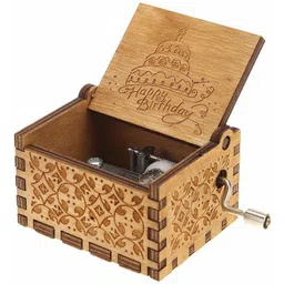 zahuu Wooden Music Box Happy Birthday Instrument-picture-21
