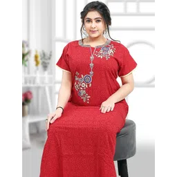Zairra Women Maxi Nightdress-picture-32