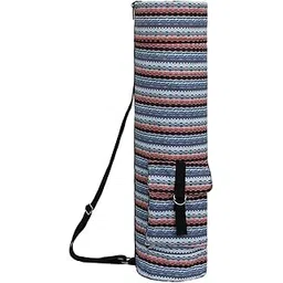 ZALHIN Yoga Mat Bags Fashion Sports Yoga Mat Storage Shoulder Bag Fitness Bag Messenger Bag Cylinder Yoga Bag (Color : Hortel�)-picture-11