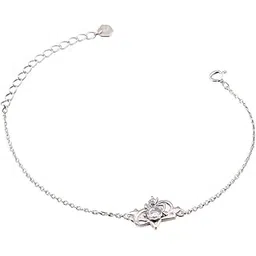 zalkari Silver Layered Star Link Bracelet-picture-36