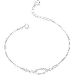 zalkari Silver Linked Charm Bracelet-picture-21