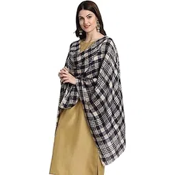 zamour Faux Pashmina Reversible Stole for Women, Cashmere Style Fine Wool Womens Scarf Shawl for Winter-picture-13