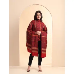 Zamour Women Floral Woven Design Shawl-picture-40