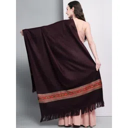 Zamour Women Himalayan Kullu Woven-Design Shawl image 3