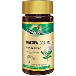 Zandu Bacopa (Brahmi) Capsules: An Age Old Ayurvedic Remedy Made Using Natural Extracts of Brahmi| Helps Improve Focus & Learning- 60 Veg capsules-image-11