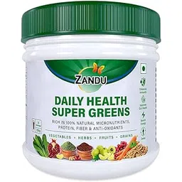 Zandu Daily Health Super Greens (250g): India’s 1st Ayurvedic Blend to Meet your Daily Nutritional Needs | 100% Natural | Contains Green Veggies, Herbs, Fruits, and Grains | Scientifically Proven-image-13