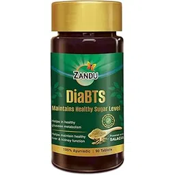 Zandu DiaBTS Tablets|Clinically Proven for results in 3 months| Safe, Natural & 100% Ayurvedic | Helps maintain Healthy Glucose Metabolism |Salacia for Healthy Sugar Management | 90 Tablets-image-15