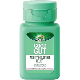Zandu Good Gut Acidity & Bloating Relief Tablets | Clinically Proven | Instant & Long-Lasting Relief | Non-Habit Forming, 30 Tablets-picture-28