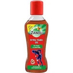 Zandu Ortho Vedic Oil | Ayurvedic Oil for Joint Pain, Muscle Pain, Osteoarthritis | Visible improvement in 7 days, 100ml-image-4