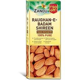 ZANDU RAUGHAN-E-BADAM SHIREEN Sweet Almond Oil 100% Pure & Natural cold pressed 100ml-picture-18