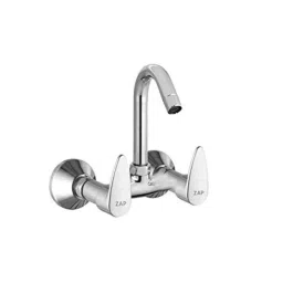 ZAP Brass Wall Mounted Sink Mixer with Swinging Spout, Wall Flange &a; Teflon Tape-picture-44