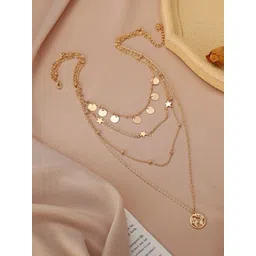 Zaphariq Gold-Plated Layered Necklace-picture-24