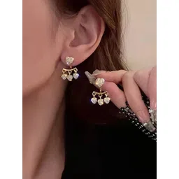 Zaphariq Heart Shaped Drop Earrings-picture-17