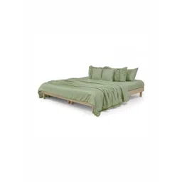 Zarf Green 8 Pieces Double King Superfine Bedding Set-picture-46