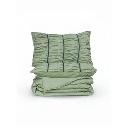 Zarf Green Microfiber 300 TC Double King Bedsheet Set -2.74 m x 2.74 m-picture-47
