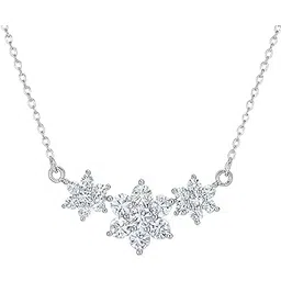 zarkan 925 Hallmark Silver Spring Flower Necklace | Pendant Necklace for Women | Gifting Jewelry for Girls & Ladies-picture-47