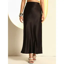 Zastraa AW 2025 High-Waisted Straight Midi Skirt-picture-29