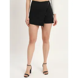 Zastraa Black A line Mini Skort-picture-25