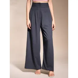 Zastraa Grey Casual Trousers-picture-36