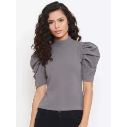 ZASTRAA Grey Solid Top-picture-29