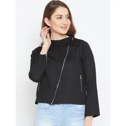 Zastraa Women Black Lightweight Tailored Jacket-picture-22