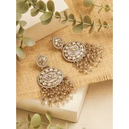 Zaveri Pearls Contemporary Drop Earrings-picture-15