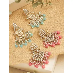 Zaveri Pearls Contemporary Drop Earrings-picture-14