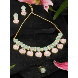 Zaveri Pearls Enamel/Meenakari Multi Alloy Sets-picture-39