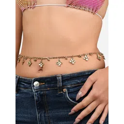 Zaveri Pearls Gold-Plated Floral Kamarbandh-picture-39