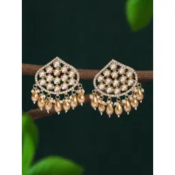 Zaveri Pearls Gold Plated Kundan Contemporary Studs-picture-17