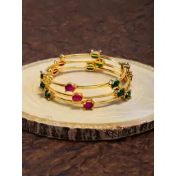 Zaveri Pearls Gold Tone Wrap Around Style Bracelet-ZPFK8971-picture-27