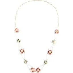 zaveri pearls Multicolor Meenakari Flowers Austrian Diamonds & Beads Embellished Kamarbandh For Women-ZPFK16129-picture-21