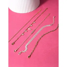 Zaveri Pearls Set Of 5 Multicolor Contemporary Style Stackable Bracelets - ZPFK10546-picture-19