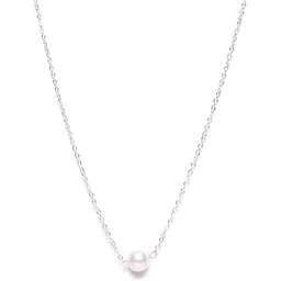 zaveri pearls Silver Tone Pearl Contemporary Brass Chain For Women-ZPFK9520-picture-40