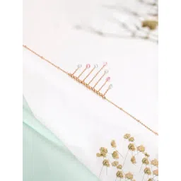 Zavya 92.5 Sterling Silver Anklet for Women in Rose Gold-Plating-picture-42