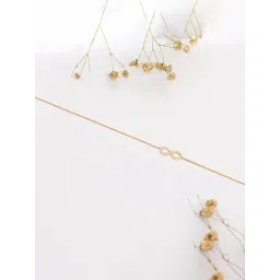 Zavya 92.5 Sterling Silver Anklet for Women in Rose Gold-Plating-picture-11