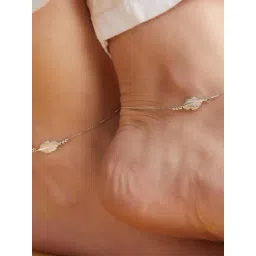 Zavya 92.5 Sterling Silver Anklet for Women (Pair of Anklets) in Rhodium-Plating-picture-16