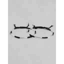 Zavya 92.5 Sterling Silver Anklet for Women (Pair of Anklets) in Rhodium-Plating image 2