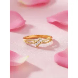 Zavya 925 Sterling Silver Golden Ring for Women-picture-17