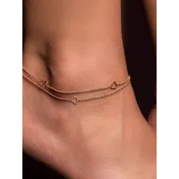 Zavya 92.5 Sterling Silver Heart Anklet for Women-picture-39