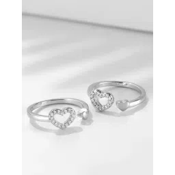 Zavya 925 Sterling Silver Hearts Casual Toe-ring For Women-picture-33