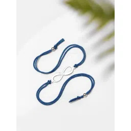 Zavya 92.5 Sterling Silver Infinity Rakhi for Bhai-picture-26