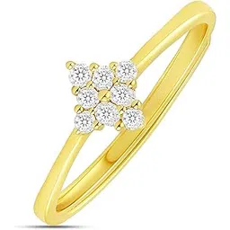 zavya A Little Spark of Forever Gold Plated Ring (Adjustable) | Gift for Women-picture-15